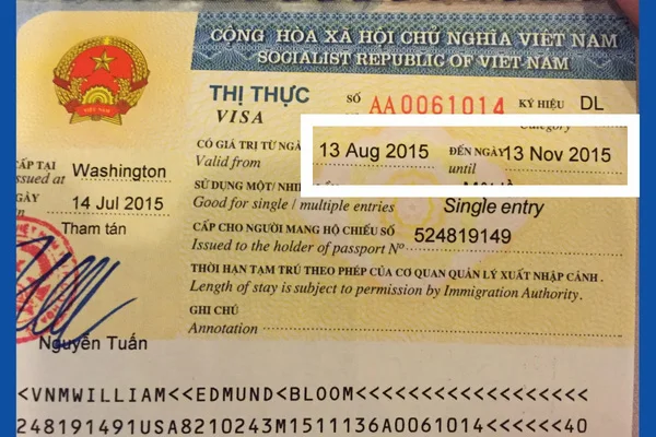 Duration of Vietnam visa types