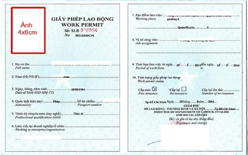 Vietnam work permit for foreigners